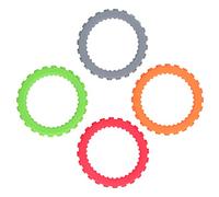 Generic Morbido Braccialetto da Masticare per Bambini, Giocattolo per Sviluppare una Buona Igiene Orale, 4 Dentini in Materiale Siliconico