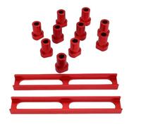 Generic Morsetti Antiscivolo per Cani da Banco Robusti Fermi in Lega di Alluminio per Banco da Lavoro per la Lavorazione del Legno Diametro 20 Mm Rosso per Tutti i Desktop