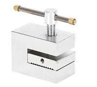 Generic Morsetto Dritto a Dente Singolo in Acciaio Inossidabile Dispositivo di Push-pull 500N per Strumento di Prova di Trazione per Gomma, Cavi, Carta e Pellicole di Plastica Prestazioni di