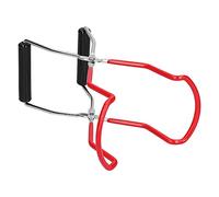 Generic Morsetto per Barattoli Clamp/Holder Antiscottatura in Acciaio Inossidabile per, Pinze Antiscivolo per Lattine e Stoviglie, Strumento di Isolamento Termico per Uso Domestico (rosso)