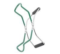 Generic Morsetto per Barattoli Clamp/Holder Antiscottatura in Acciaio Inossidabile per, Pinze Antiscivolo per Lattine e Stoviglie, Strumento di Isolamento Termico per Uso Domestico (GREEN)