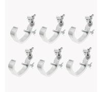 Generic Morsetto per luce da palco da 6 pezzi Morsetto per gancio da palco Morsetti per luce DJ per esposizione