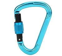 Generic Moschettone in Alluminio Aeronautico 7075, a Forma di Pera, con Blocco Automatico e Molla ad Alta Flessibilità, Ideale per Attività All'aperto, Alpinismo, (Serratura automatica a forma di