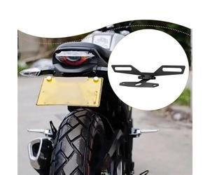 Generic Moto Pieghevole Targa Supporto Professionale Ricambio