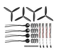 Generic Motore Brushless in Lega di Alluminio 2205 2300 KV e Set ESC 20A per Droni RC Dimensioni Compatte