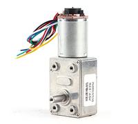 Generic Motore con Ingranaggio a Vite Senza Fine Autobloccante 12V Coppia Elevata con Encoder per Applicazioni di Robotica, Automazione e Carichi Pesanti (30RPM)