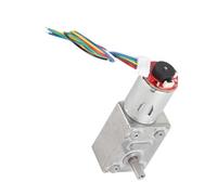 Generic Motore con Ingranaggio a Vite Senza Fine Autobloccante 12V Coppia Elevata con Encoder per Applicazioni di Robotica, Automazione e Carichi Pesanti (40RPM)
