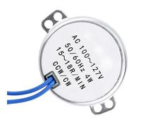 Generic Motore Sincrono Motore Elettrico a Basso Rumore per Rotazione in Senso Antiorario per gli Appassionati del Fai da Te AC 100-127V 1pz (15-18 giri/min)