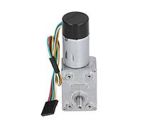 Generic Motoriduttore con Encoder Motoriduttore a Vite Senza Fine Ad Alta Efficienza con Autobloccaggio per Utensili Elettrici DC 24V (6RPM)