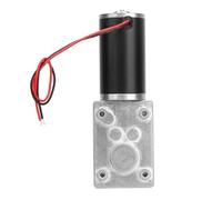 Generic Motoriduttore Elettrico Reversibile Durevole con Ingranaggio a Vite Senza Fine 24V per Macchine per Tende, Albero da 8 Mm (100RPM)