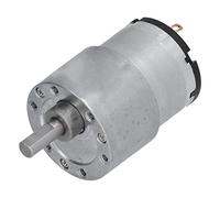 Generic Motoriduttore in Metallo DC 12V a Basso Rumore per Elettrodomestici Intelligenti e Robot, Albero da 6 Mm (35RPM)