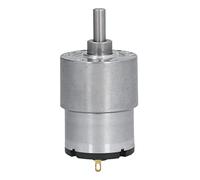 Generic Motoriduttore in Metallo DC 12V a Basso Rumore per Elettrodomestici Intelligenti e Robot, Albero da 6 Mm (22RPM)