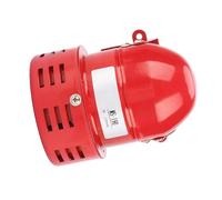 Generic MS-190 Allarme Motore in Metallo Mini Sirena Motore Ad Alta Decibel 110DB per Uso Industriale Ed Edilizio Rosso 220V