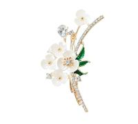 Generic Multicolore Donna Spilla di Seta, Pin con gambo e sicurezza, Misura unica, Plastica