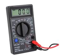 Generic Multimetro Digitale Portatile LCD Ohm Tester per Fabbriche e Appassionati di Radio, Plastica+gomma Nera 4,9x2,7x0,9 Pollici per Laboratori, Problemi Automobilistici (#1)