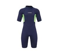 Generic Muta da Uomo Muta Subacquea Muta Triathlon Tuta Termica Tuta Neoprene 3mm in Neoprene E Nylon con Taglio Monopezzo Attrito Adatta per Nuoto in Acque Libere Sessioni di Training Gare, 3XL