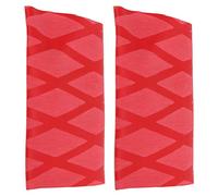 Generic Nastro Antiscivolo per Racchetta da Pong, Termorestringente, Durevole, Antiscivolo, per Allenamento dei Giocatori di Racchetta, 2 Pezzi (rosso)