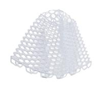 Generic Net di Pesca Estendibile, Rete di Ricambio di Pesca in Gomma per la Rete di Pieghevole in Gomma Pulita Sacca da a Mosca di Atterraggio per la profondità Bianca di 21 Cm Bianca