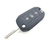 Generic Nordecco Custodia protettiva in silicone per portachiavi, adatta per Citroen C3 MK3 SX Shine Lounge Dispatch C5 Aircross, Peugeot 208 308 408 508 2008 3008 4008 Traveller 3 pulsanti con teleco