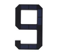 Generic Numero Civico Illuminato a Energia Solare Ad Alta Efficienza per Un'illuminazione Brillante di Notte per il Percorso del Giardino