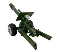 Generic Nuovo modello artigianale di artiglieria italiana, modello di lancio petardo in acciaio inox, mini cannone, ornamenti da collezione modello militare (Azzurro)