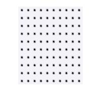 Generic Occhi 3D Colorati per Costruire Esche, Occhi Olografici Autoadesivi da 100 Pezzi 3/4/8 Mm per gli Appassionati di Pesca, Rosso/oro/argento (4 mm)