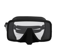 Generic Occhiali da Sub Neri Premium con Lenti Trasparenti HD per Immersioni Subacquee e Apnea - Design con Guarnizione in Morbido Silicone