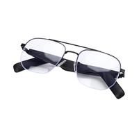 Generic Occhiali di traduzione AI, occhiali Bluetooth intelligenti con traduzione in tempo reale in oltre 100 lingue, lenti polarizzate, protezione dalla luce blu, con microfono