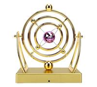 Generic Orbita Celeste Moto Perpetuo Pendolo Arte Cinetica Decorazione da Scrivania Spazio 3D Macchina a Moto Perpetuo Alimentata a Batteria con Altalena Stabile per la Decorazione del