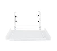 Generic Organizer da Scrivania con Morsetto Sul Cestello Portaoggetti Vassoio Portaoggetti Elegante e Pratico per Casa e Ufficio in Acciaio Al Carbonio 36,5 X 20 X 17,5 Cm (WHITE)