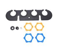Generic Organizer per Supporto per Microfono in Metallo Vassoio Porta Microfono Durevole con Gestione dei Cavi per Home Studio e Spettacoli Dal Vivo 36 Mm (Striscia Lunga 4 Fori)