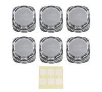 Generic Organizzatore di Cavi Magnetico da 6 Pezzi, Fermacavo con Nastro Adesivo Acrilico Senza Tracce per Cavi di Interfaccia Multimediale USB HD del Telefono, Mantiene Ordinata la (BLACK)