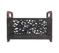 Generic Organizzatore di Legno, Versatile, Portaoggetti, Cestino per Buste, Documenti, Brochure, Lettere, Snack, Foglia