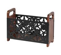 Generic Organizzatore di Legno, Versatile, Portaoggetti, Cestino per Buste, Documenti, Brochure, Lettere, Snack, Fiore