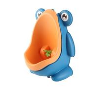Generic Orinatoio per Addestramento Al Vasino per Ragazzi, Resistente Materiale PP, con Bersaglio Rotante per Mulino a, per Uso Indipendente del Vasino (BLUE)