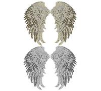 Generic Paillettes, Alas de Angel 2 Coppie Abiti Fai -da -te Pazzo di Pa Proprio Patch Abito Abito Abbigliamento Accessori Decorativi