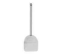 Generic Paletta per Lettiera per Gatti in Acciaio Inossidabile con Manico Lungo per Setacciare Facilmente la Lettiera per Gatti, Ideale per le attività Regolari di Pulizia della per (WHITE)