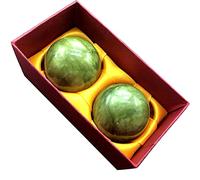 Generic Palla Antistress Palla Massaggio Massaggio Alle Palline Baoding Allevia lo Stress Migliora la Destrezza Forza Assistenza Sanitaria Regalo per la Famiglia Anziana M