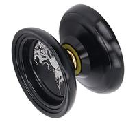 Generic Palla Yoyo Non Responsiva con Lega di Alluminio Premium per Trucchi di Apprendimento e Coordinazione, 5,5x5,5x4 Cm, 1 unità (BLACK)
