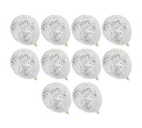 Generic Palloncino in Lattice Coriandoli Trasparenti con Parole di Buon Compleanno per Decorare la Festa di Compleanno di Matrimonio, Palloncini con Paillettes da 10 Pezzi da 12 Pollici per Centri
