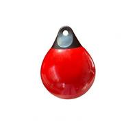 Generic Pallone Sportivo Gonfiabile Palla da Impatto Accessorio Sospeso Bag Allenamento PVC Rinforzato Riempibile d'Acqua Design Lucido a Goccia Migliora, Rosso, A4 D55CM 71CM