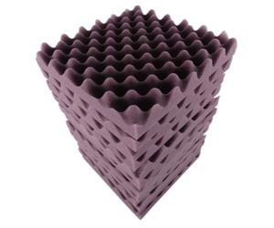 Generic Pannelli Acustici in Schiuma a Forma di Uovo per L'isolamento Acustico in Home Studio Theater KTV, Materiale Ecologico, 12 Pezzi 11,8", Adatti per Ufficio (PURPLE)