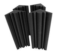 Generic Pannelli in Schiuma 4 Pezzi Cinghie per Basso Assorbimento Acustico Ad Alta densità per Casa Studio Ufficio Ignifugo 48 * 12 * 12 Cm (48X12X12 cm)
