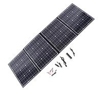 Generic Pannelli Solari Portatili, Pannello Solare per il Pannello Solare di Piegatura della Stazione di Alimentazione con Opzioni di connettività Versatili, Comprese le Porte Dual USB e una