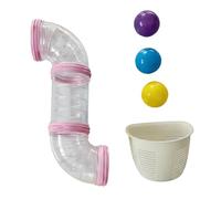 Generic Pannello Sensoriale Educativo per Bambini E Bambine in Età Prescolare, Pezzi Fai Da Te per La Casa, Rosa Chiaro 43cm, Taglia unica bambino