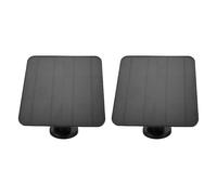 Generic Pannello Solare Efficiente da 12 W per Telecamera di Sicurezza Arlo Pro 3 4 5S IP65 Resistente Alle Intemperie 2 Pezzi Staffa Regolabile, Caricatore Solare Esterno per Silicio