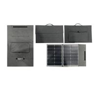 Generic Pannello Solare Monocristallino da 200 W di Peso Leggero, Design Compatto, IP65, Porta di Uscita, Caricatore Solare Portatile Pieghevole per la Tecnologia di Avvolgimento (GREY)