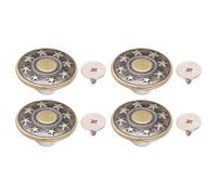 Generic Pantaloni a Vite a Rivetta, Pulsante di Pantaloni in Acciaio Inossidabile da 17 Mm con Viti a PH Appuntite 2 X 6,5 Mm per la Giacca