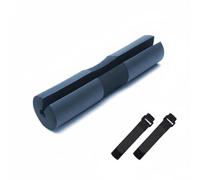 Generic Paracollo per Sollevamento Pesi Cuscinetto Bilanciere Pad Ammortizzante Spugna NBR Antishock con Chiusura Laterale per Squat Affondi E Ponte Glutei, Blu, Con Cinturino Nero
