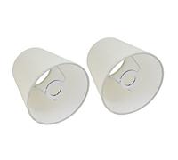 Generic Paralume per Interni di Alta qualità Buona Trasmissione della Luce 2 Pezzi E14 Lampadario Lampada da Tavolo Lampada da Terra Camera da Letto Hotel Studio da Parete Panno di Ferro (PX17)